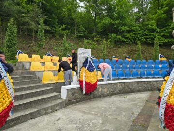 Lucrări de reparații și înfrumusețare la monumentul eroului Grosaru de la Păiseni