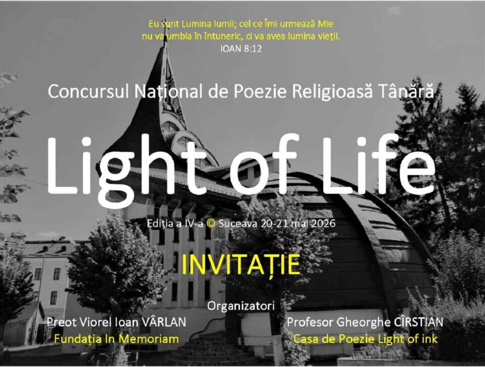 „Dialog despre poezia religioasă”, miercuri, la Colegiul „Petru Rareș” Suceava