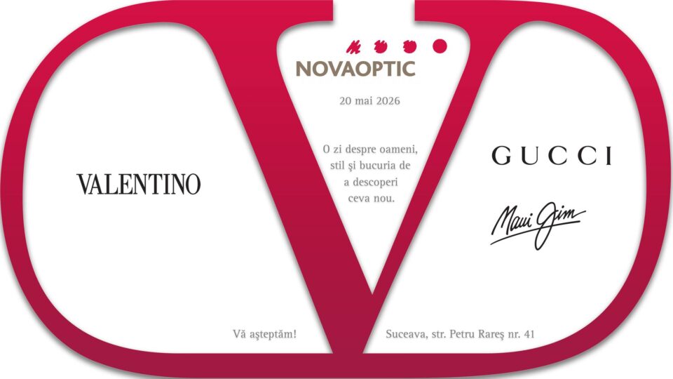 Clinica Novaoptic lansează colecția Spring/Summer 2026, alături de invitatul special Cătălin Botezatu