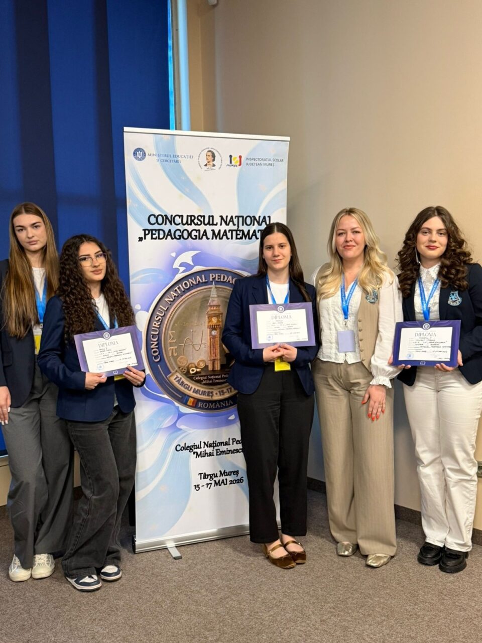 Elevi de la Colegiul „Mihai Eminescu”, premiați la Concursul național „Pedagogia matematicii” Elevi de la Colegiul „Mihai Eminescu”, premiați la Concursul național „Pedagogia matematicii”