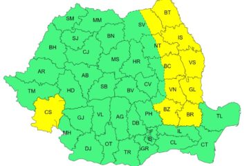 Cod galben de vânt până joi seara și vreme rea până sâmbătă inclusiv Cod galben de vânt până joi seara și vreme rea până sâmbătă inclusiv