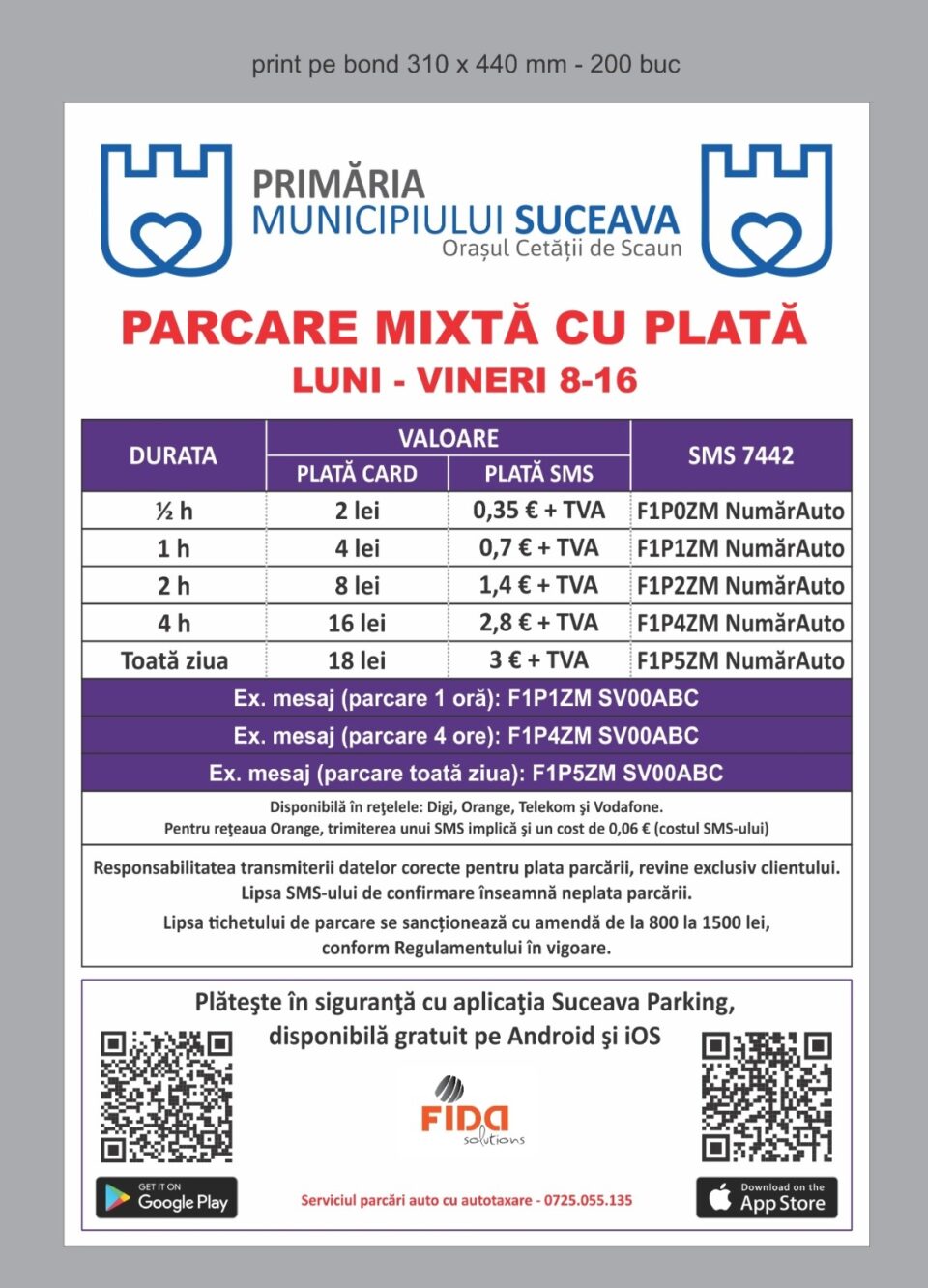 Soluția Primăriei Suceava pentru deblocarea atribuirii locurilor de parcare