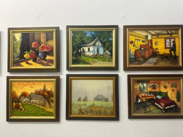 Delia Leizeriuc: „Artistul David Croitor nu pictează geografia exterioară a lumii, ci geografia ei emoțională”
