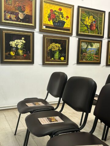 Delia Leizeriuc: „Artistul David Croitor nu pictează geografia exterioară a lumii, ci geografia ei emoțională”