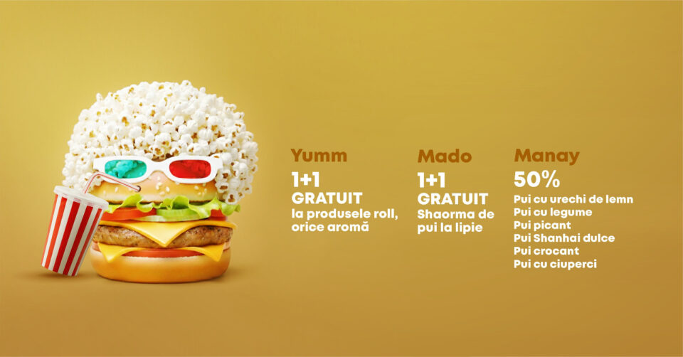 Oferte 1+1 la food court, filme la preț special, beneficii la cumpărături și distracție pentru studenți, la Iulius Mall Suceava Oferte 1+1 la food court, filme la preț special, beneficii la cumpărături și distracție pentru studenți, la Iulius Mall Suceava