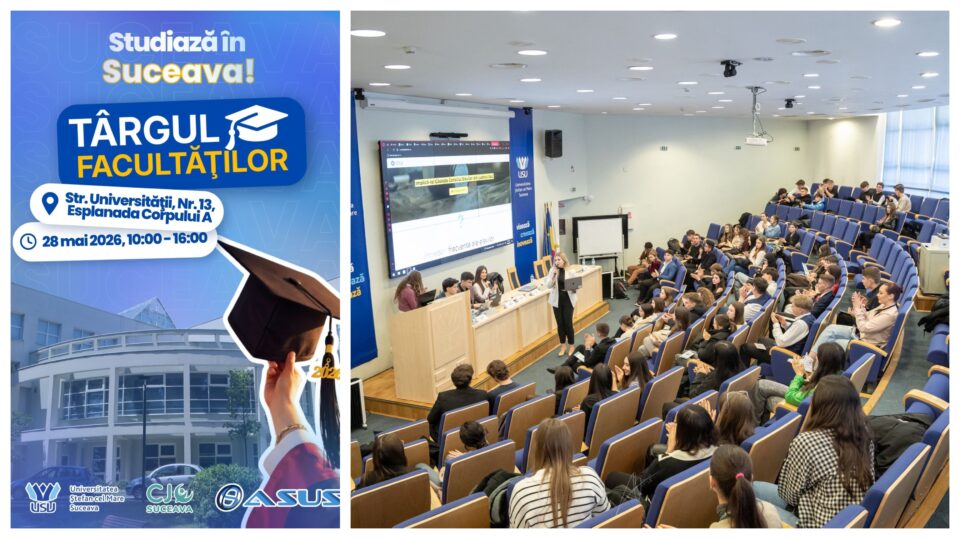 Elevii suceveni sunt invitați la Târgul Facultăților, joi, la Universitate