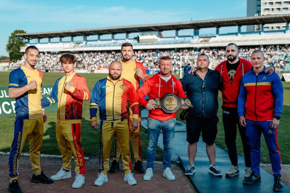 Centura Colosseum Tournament a fost prezentată la Suceava, în fața unui stadion arhiplin