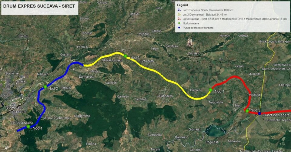 Undă verde pentru construcția drumului expres Suceava–Siret Undă verde pentru construcția drumului expres Suceava–Siret