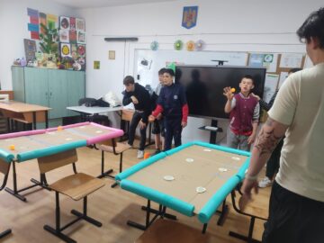Viitori educatori belgieni au făcut practică la Centrul de Educație Incluzivă Gura Humorului