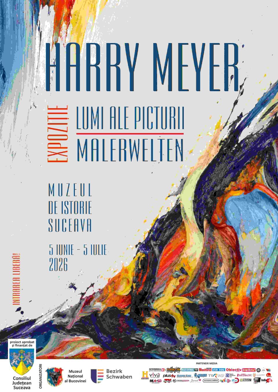 Expoziția „Harry Meyer. Lumi ale picturii”, la Sala Parter a Muzeului de Istorie Suceava