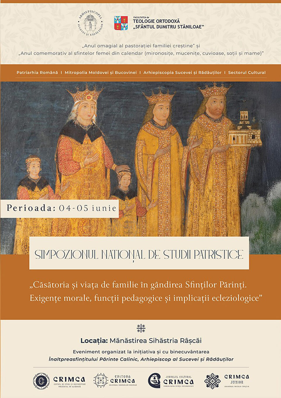 Arhiepiscopia Sucevei și Rădăuților organizează un simpozion național dedicat pastorației familiei creștine Arhiepiscopia Sucevei și Rădăuților organizează un simpozion național dedicat pastorației familiei creștine