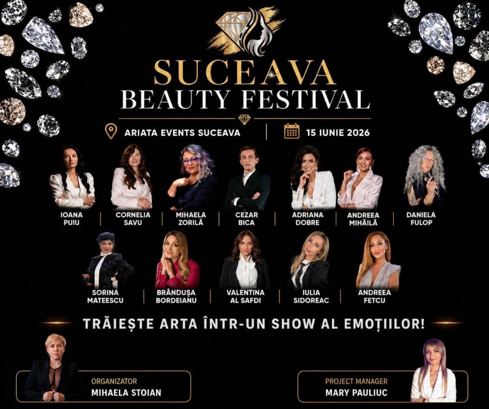 Suceava Beauty Festival, ediția a IV-a, un spectacol al artei, creativității și excelenței în industria frumuseții Suceava Beauty Festival, ediția a IV-a, un spectacol al artei, creativității și excelenței în industria frumuseții