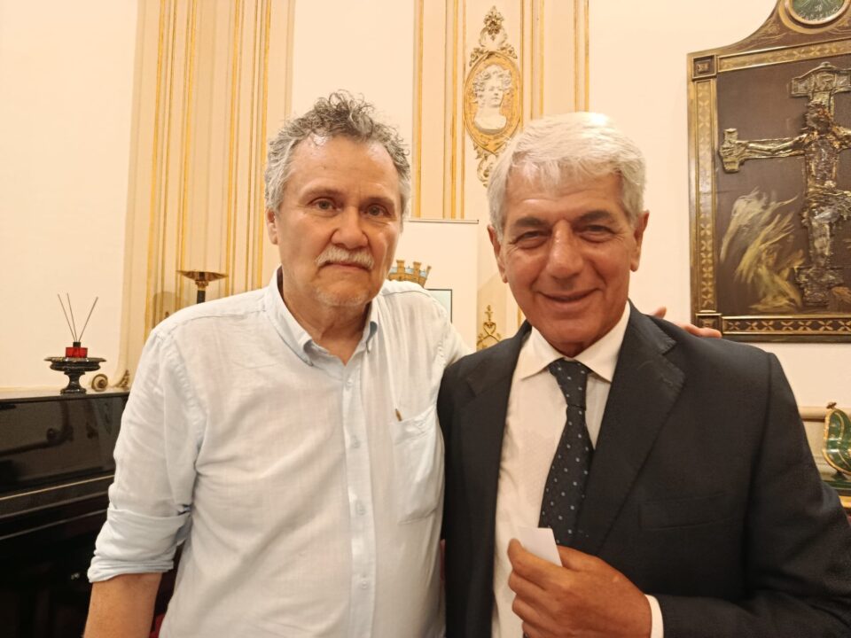Mugur Andronic împreună cu președintele juriului, Av. Carmine Serena