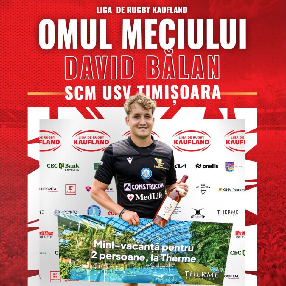 Suceveanul David Bălan, Omul Meciului, pentru Timișoara, care a învins cu 100-3 la Gura Humorului Suceveanul David Bălan, Omul Meciului, pentru Timișoara, care a învins cu 100-3 la Gura Humorului