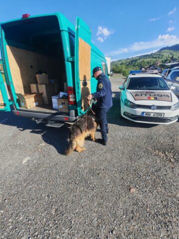Infractori și contravenienți, „vânați” cu elicopterul și cu echipaje canine