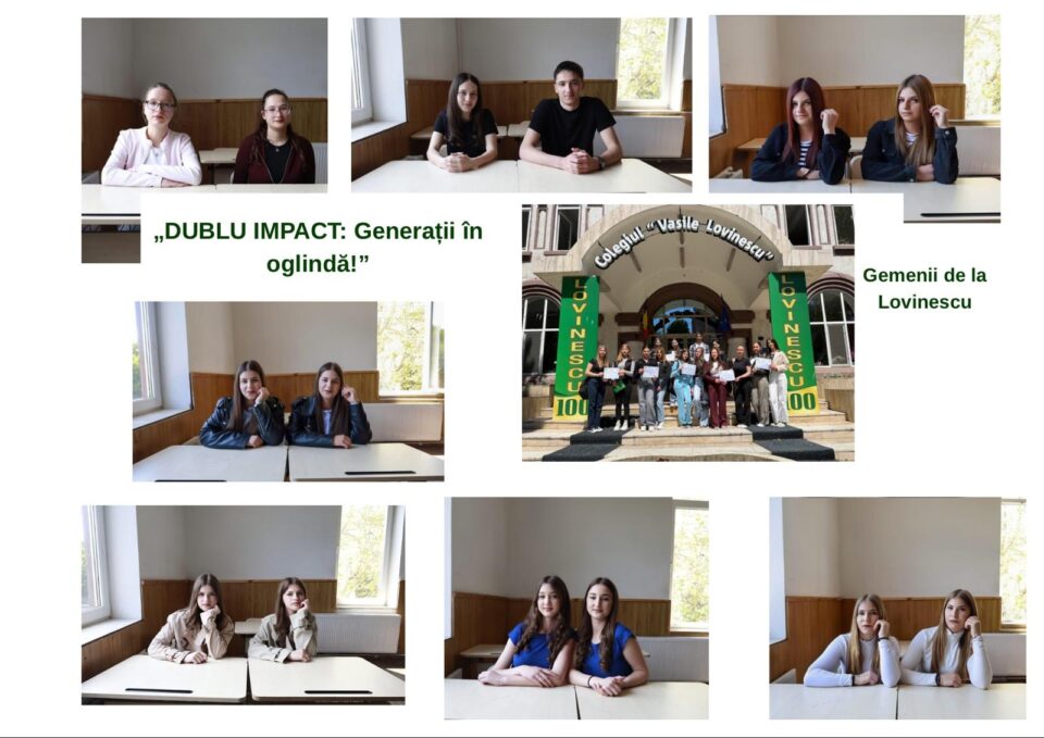 Gemenii în prim-plan, la Colegiul „Vasile Lovinescu” Fălticeni Gemenii în prim-plan, la Colegiul „Vasile Lovinescu” Fălticeni