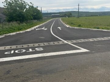 Infrastructura rutieră din comuna Fântânele, modernizată în ultimii doi ani în mare viteză
