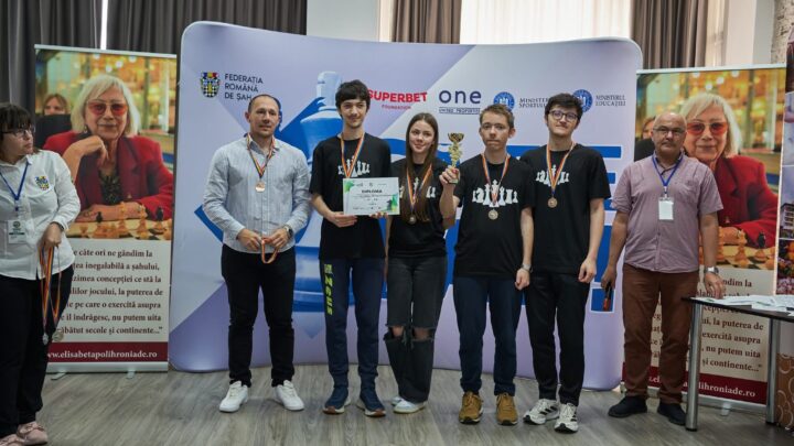 Medalie de bronz pentru CSM Rarăul, la Campionatele Naționale de șah clasic pe echipe mixte de juniori