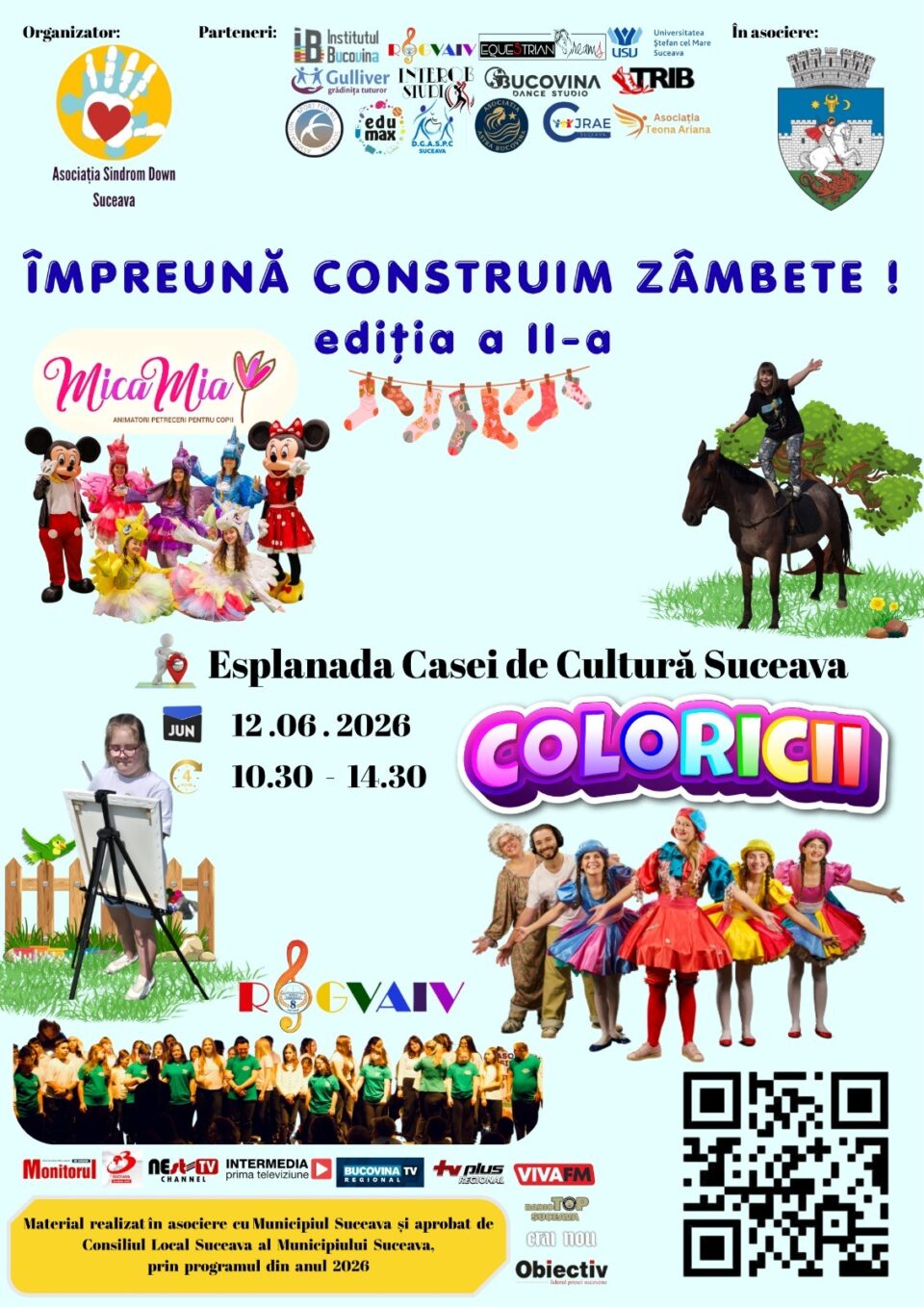 Evenimentul „Împreună Construim Zâmbete!”, în centrul municipiului Suceava