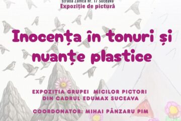 „Inocența în tonuri și nuanțe plastice”, expoziție, la Galeria Zamca, realizată de „mici pictori” coordonați de Mihai Pânzaru – PIM