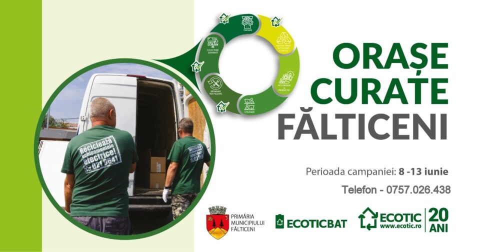 Campanie de colectare a deşeurilor electrice și a bateriilor uzate – „Orașe curate”
