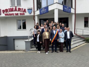 Primăria Vicovu de Sus, exemplu de bune practici în administrație pentru o delegație din Republica Moldova