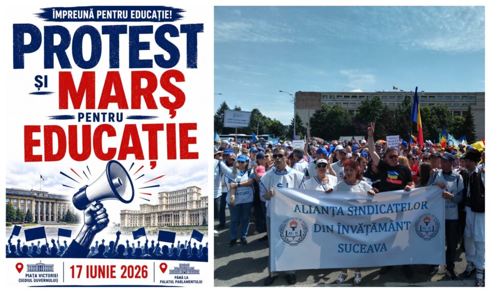 Angajații din școli pregătesc un protest de amploare, la București, săptămâna viitoare