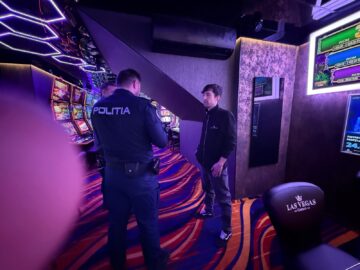 Razie cu 40 de polițiști, cu filtre rutiere în trafic, controale în sălile de jocuri și la depozitele de lemn