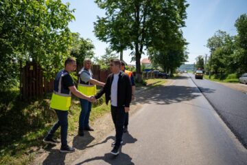 Șoldan a vizitat vineri șantierul principalului drum din Pătrăuți