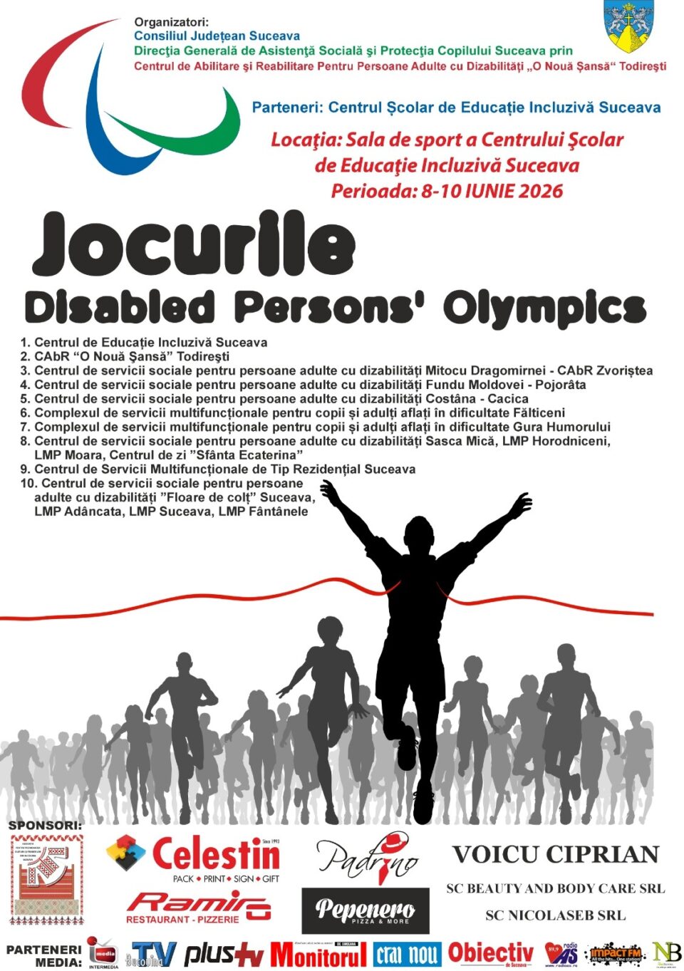 Jocurile „Disabled Persons’ Olympics”, la Centrul Școlar de Educație Incluzivă Suceava
