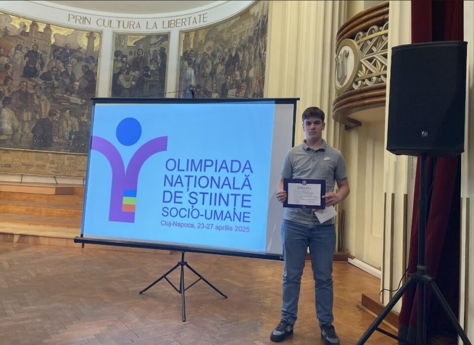 Ștefanistul Andrei Olaru, admis la Emory, SUA, cu o bursă de merit de 380.000 de dolari