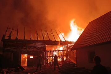 O lampă de căldură folosită pentru încălzirea puilor a provocat un incendiu în care au ars sute de păsări și mai mulți iepuri O lampă de căldură folosită pentru încălzirea puilor a provocat un incendiu în care au ars sute de păsări și mai mulți iepuri