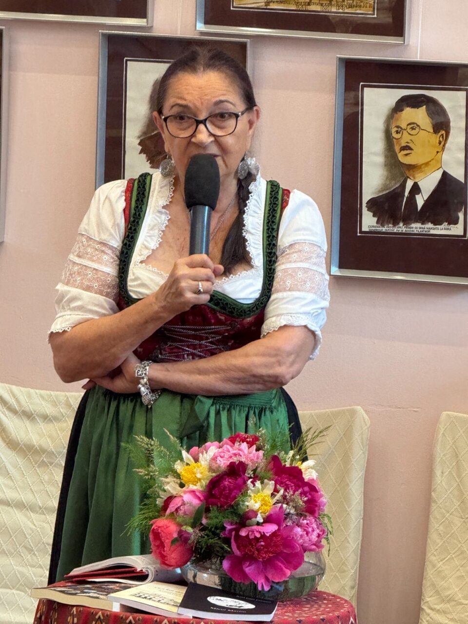 Lucy Glaser, presedinta Forumului German și organizatoarea evenimentului