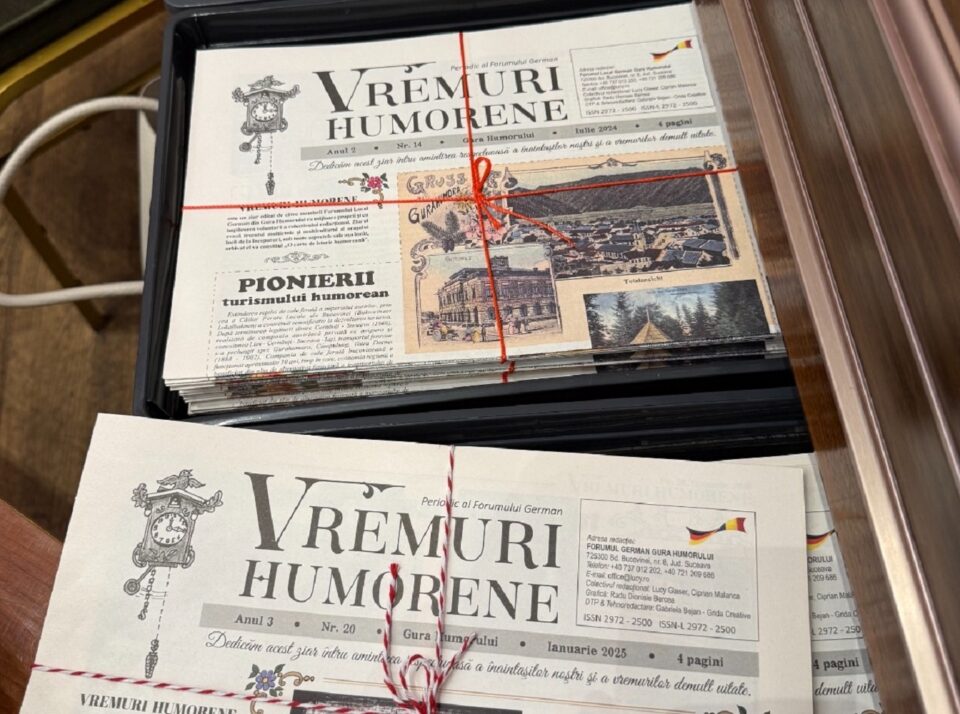 Ziarul Vremuri Humorene, la trei ani de la aparitie Ziarul Vremuri Humorene, la trei ani de la aparitie