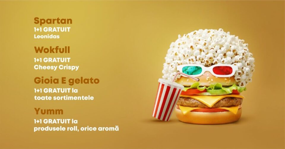 Marțea, ziua în care primești mai mult la Iulius Mall Suceava: oferte în food court, filme la preț special și cumpărături cu avantaje Marțea, ziua în care primești mai mult la Iulius Mall Suceava: oferte în food court, filme la preț special și cumpărături cu avantaje