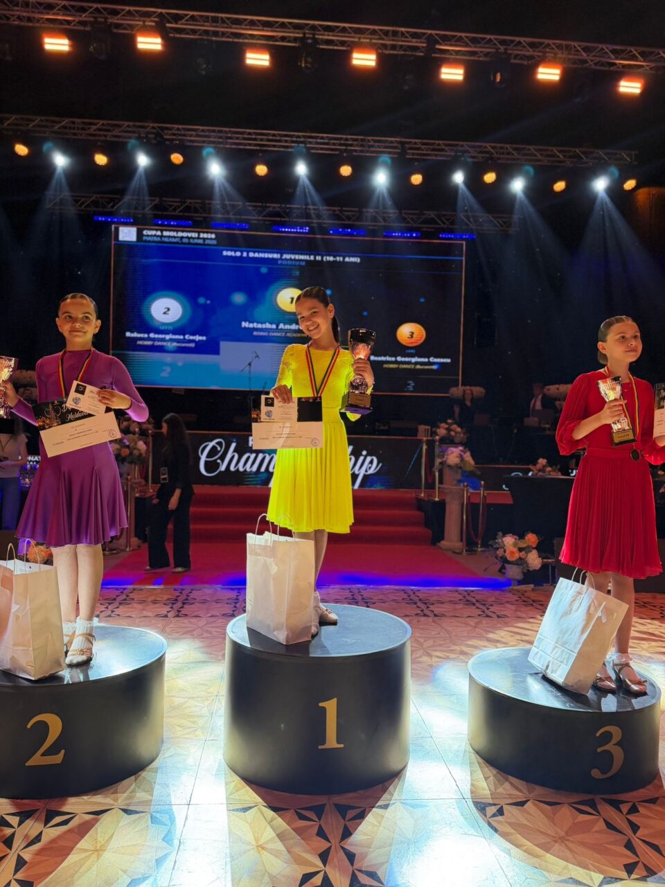 Eleva Natasha Andreea Duma, pe podium la două concursuri naționale de dans sportiv