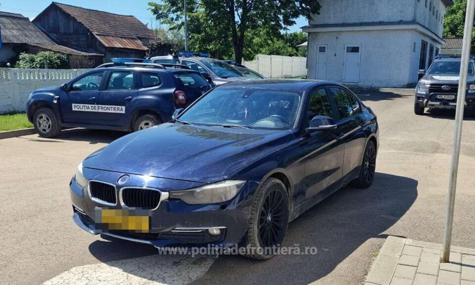 Un autoturism marca BMW, care figura ca furat în Olanda, găsit în PTF Siret
