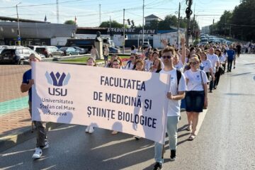 Marșul Absolvenților USV a animat străzile orașului Suceava, în cadrul Festivității de Absolvire a Promoției 2026
