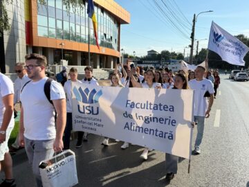 Marșul Absolvenților USV a animat străzile orașului Suceava, în cadrul Festivității de Absolvire a Promoției 2026