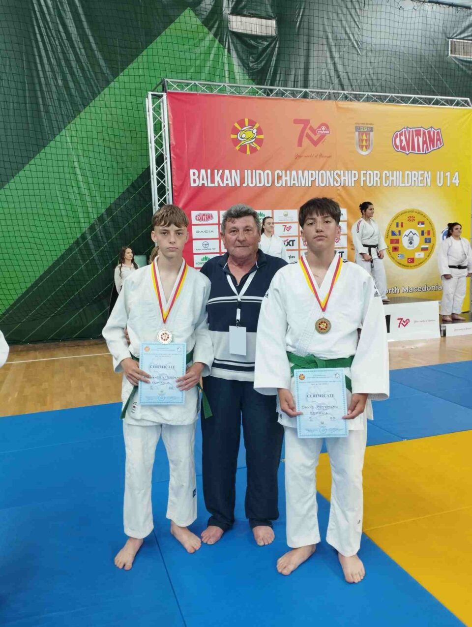 Performanță remarcabilă pentru judoul humorean la Campionatul Balcanic U16 din Macedonia de Nord