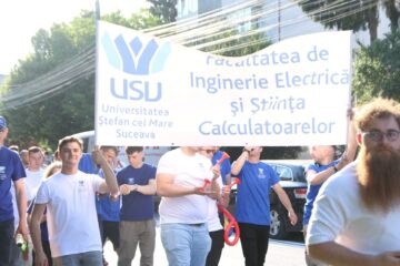 Marșul Absolvenților USV a animat străzile orașului Suceava, în cadrul Festivității de Absolvire a Promoției 2026