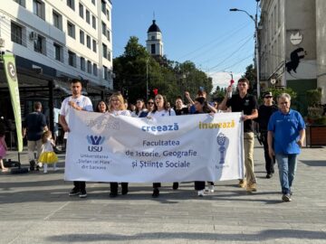Marșul Absolvenților USV a animat străzile orașului Suceava, în cadrul Festivității de Absolvire a Promoției 2026