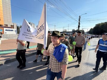 Marșul Absolvenților USV a animat străzile orașului Suceava, în cadrul Festivității de Absolvire a Promoției 2026