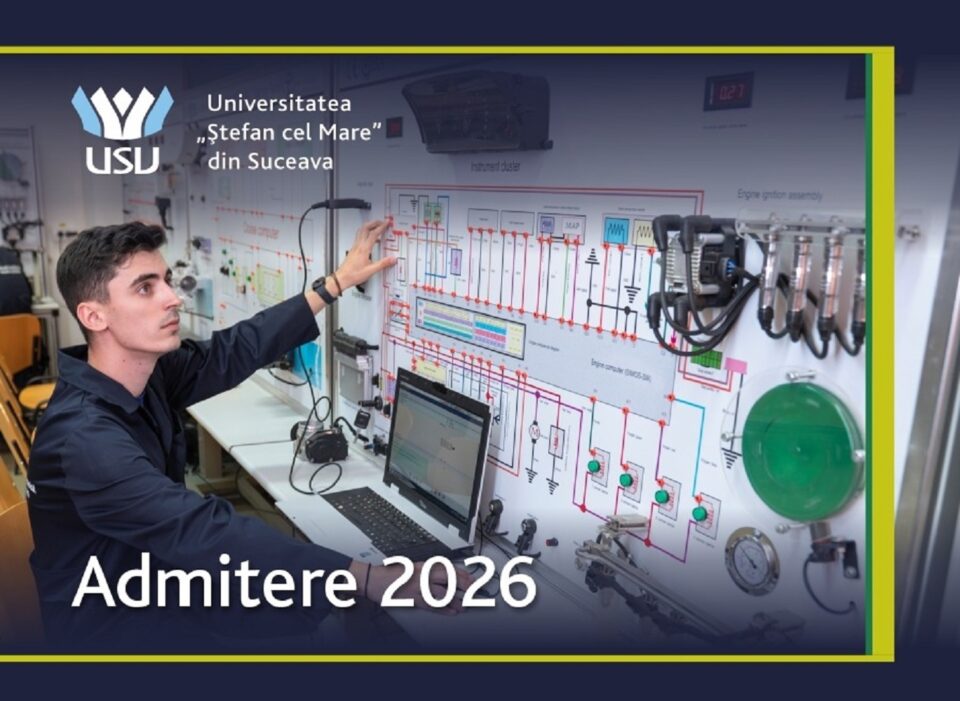 Admiterea 2026, organizată de Universitatea „Ștefan cel Mare” din Suceava, va debuta pe data de 13 iulie Admiterea 2026, organizată de Universitatea „Ștefan cel Mare” din Suceava, va debuta pe data de 13 iulie