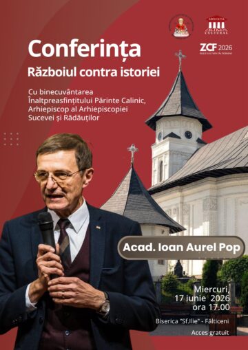 Zilele Culturii Fălticenene 2026: o săptămână dedicată memoriei, valorilor și marilor întâlniri culturale