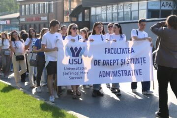 Marșul Absolvenților USV a animat străzile orașului Suceava, în cadrul Festivității de Absolvire a Promoției 2026
