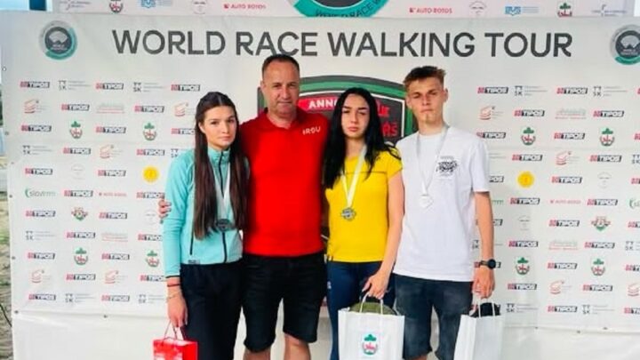 Antrenorul Silviu Casandra alături de sportivii medaliați în Slovacia Antrenorul Silviu Casandra alături de sportivii medaliați în Slovacia