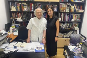 Acad. prof. dr. Leon Dănăilă și prof. Nicoleta Dascălu Acad. prof. dr. Leon Dănăilă și prof. Nicoleta Dascălu