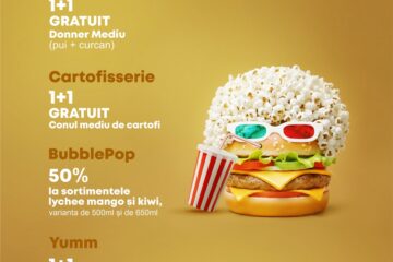 Marți, 16 iunie, ziua avantajelor la Iulius Mall Suceava: oferte în food court şi preţuri speciale la Cinema City