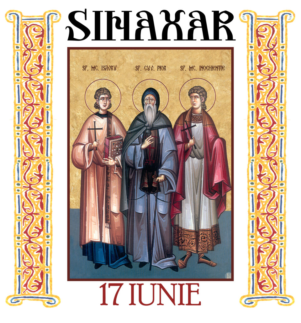 Sinaxar 17 iunie 2026 Sinaxar 17 iunie 2026